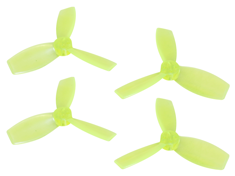 Rakonheli 2222 3 Blade Transparent Propeller (2CW+2CCW; 1.5mm Shaft) - Blade Torrent 110 FPV