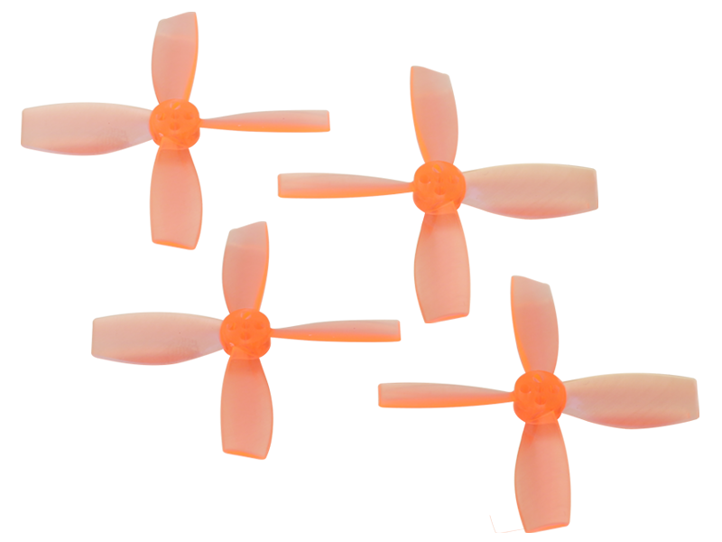 Rakonheli 2222 4 Blade Transparent Propeller (2CW+2CCW; 1.5mm Shaft) - Blade Torrent 110 FPV