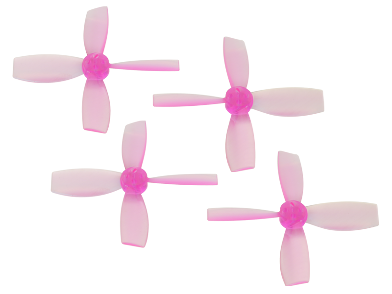 Rakonheli 2222 4 Blade Transparent Propeller (2CW+2CCW; 1.5mm Shaft) - Blade Torrent 110 FPV