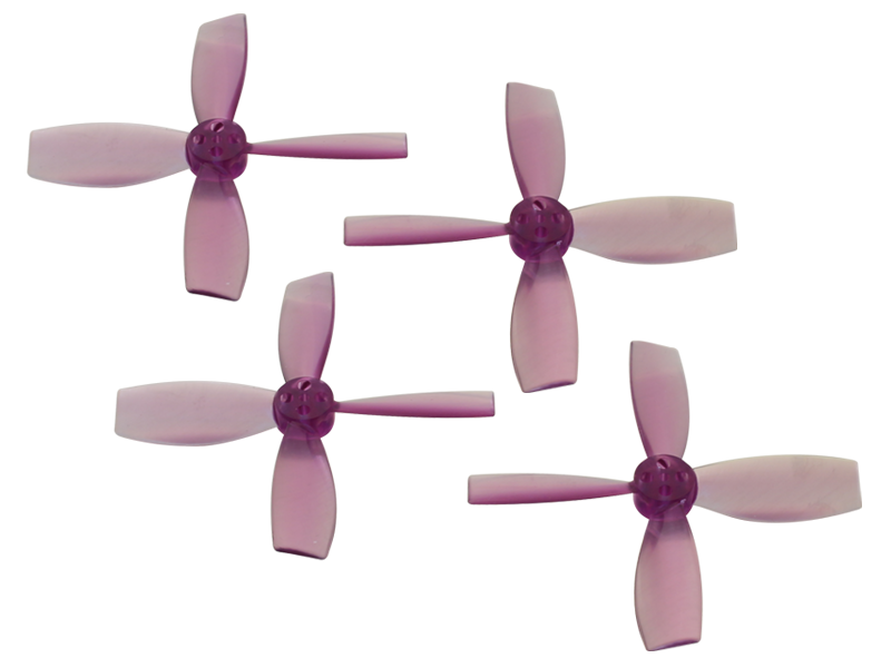 Rakonheli 2222 4 Blade Transparent Propeller (2CW+2CCW; 1.5mm Shaft) - Blade Torrent 110 FPV