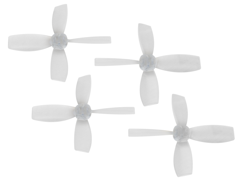 Rakonheli 2222 4 Blade Transparent Propeller (2CW+2CCW; 1.5mm Shaft) - Blade Torrent 110 FPV