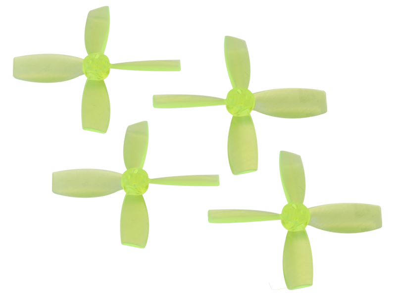 Rakonheli 2222 4 Blade Transparent Propeller (2CW+2CCW; 1.5mm Shaft) - Blade Torrent 110 FPV