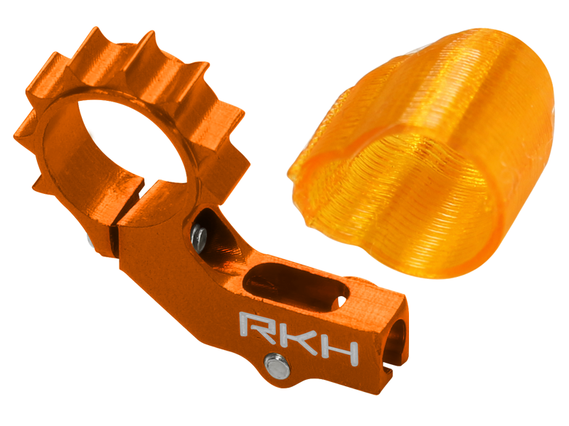 Rakonheli CNC AL 6mm Tail Motor Mount Set (for 2mm Tail Boom) - Blade mSR X/S, mCP X/V2/S, Nano CPX/CPS/S2/S3