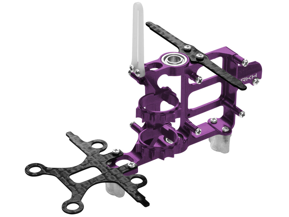 Rakonheli CNC AL Carbon Main Frame Set - Blade mSR S