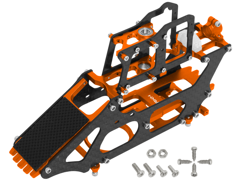 Rakonheli CNC AL Carbon Main Frame Set - Blade 130 S