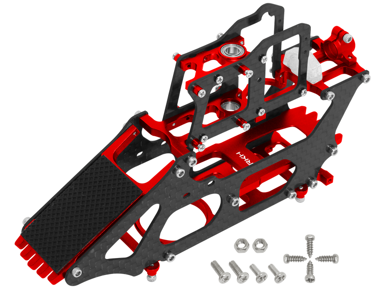 Rakonheli CNC AL Carbon Main Frame Set - Blade 130 S