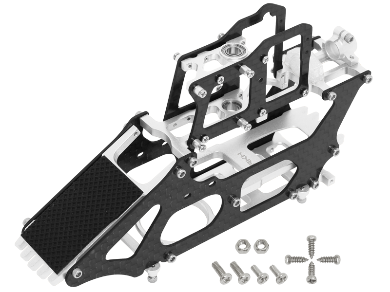 Rakonheli CNC AL Carbon Main Frame Set - Blade 130 S