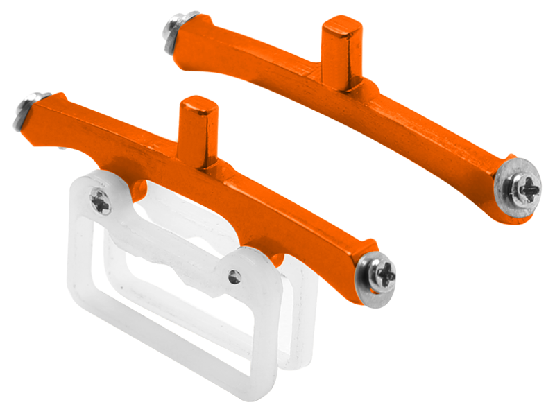 Rakonheli CNC AL Landing Gear Base Set (for mSRS737)