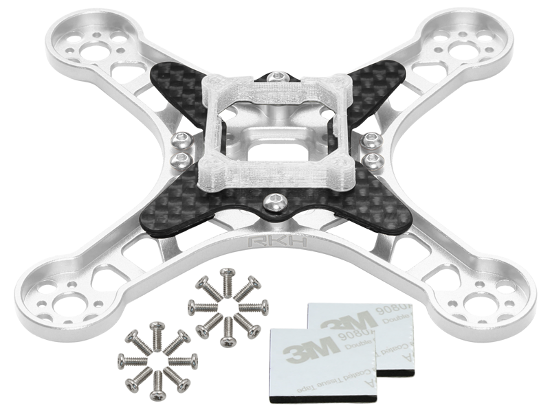 Rakonheli CNC Aluminum Carbon Main Frame Set - EMAX Babyhawk