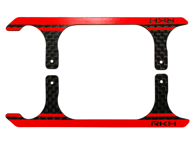 Rakonheli CNC 3K Pure Carbon Fiber Landing Skid Set (for 130S721)
