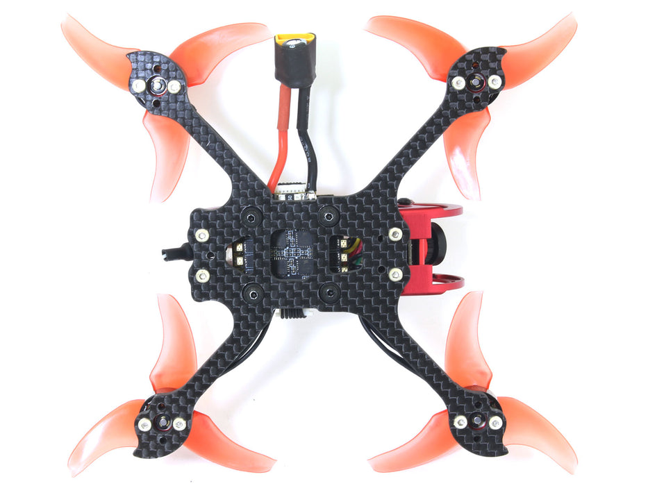 Rakonheli CNC Aluminum Carbon 2.5inch Kit (Red) - EMAX Babyhawk R Pro