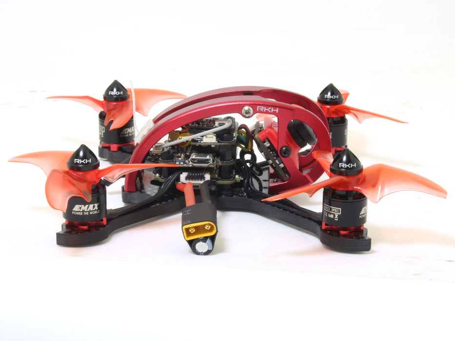 Rakonheli CNC Aluminum Carbon 2.5inch Kit (Red) - EMAX Babyhawk R Pro