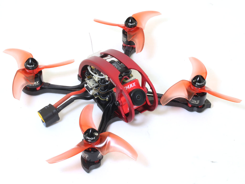 Rakonheli CNC Aluminum Carbon 2.5inch Kit (Red) - EMAX Babyhawk R Pro