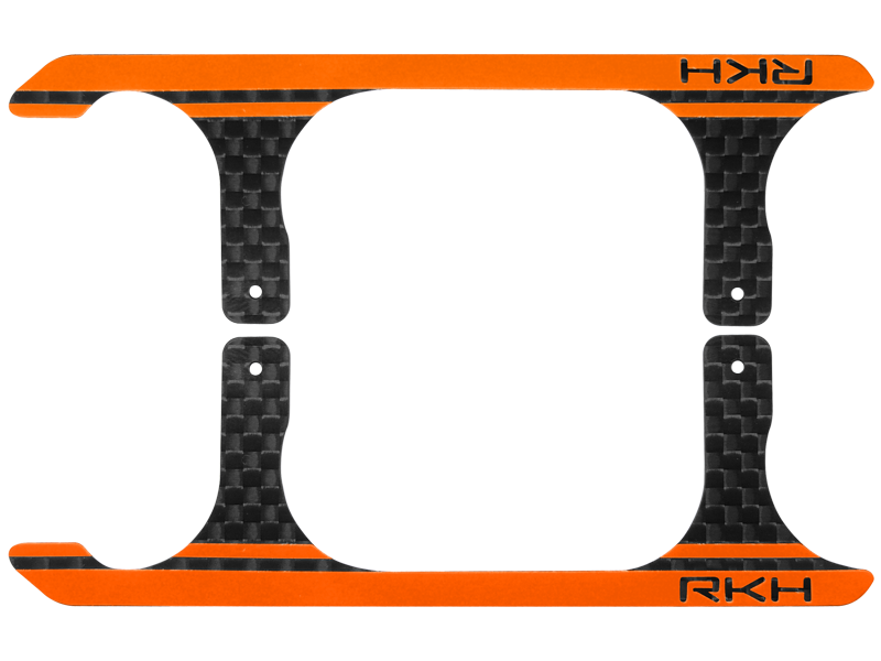 Rakonheli CNC 3K Pure Carbon Fiber Landing Skid Set (for 120S721)