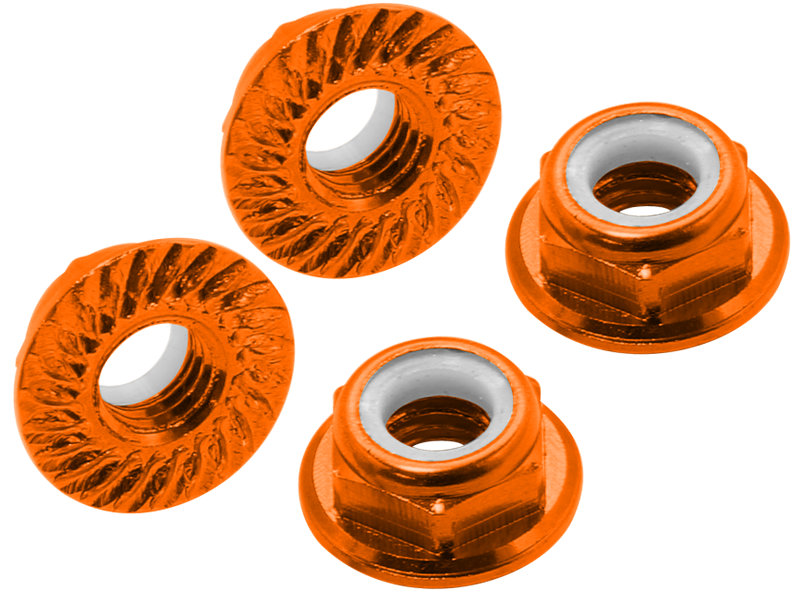 CNC AL M5 Serrated Lock Nut (CW)