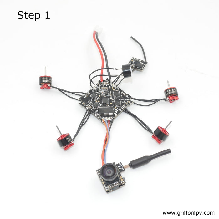 Build GriffonFPV 1S GRF65mm Brushless Whoop Quadcopter KIT Orange