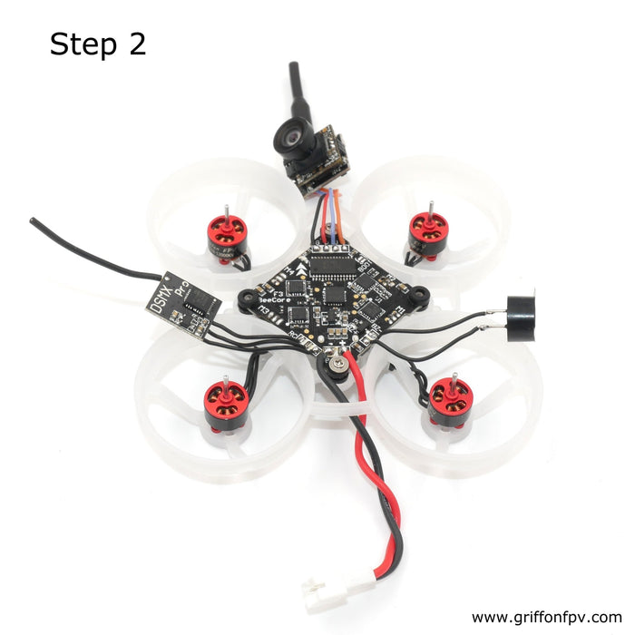 Build GriffonFPV 1S GRF65mm Brushless Whoop Quadcopter KIT Orange