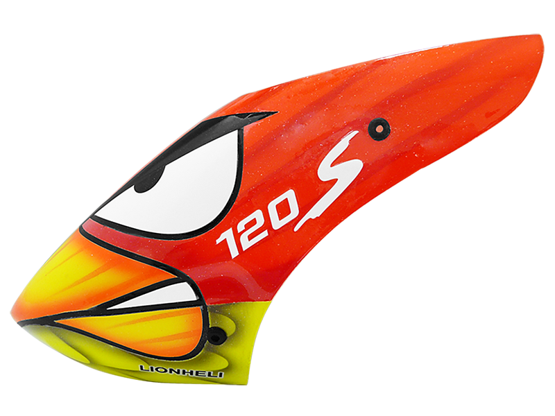 LIONHELI Fiberglass Canopy-Angry Bird - Blade 120 S