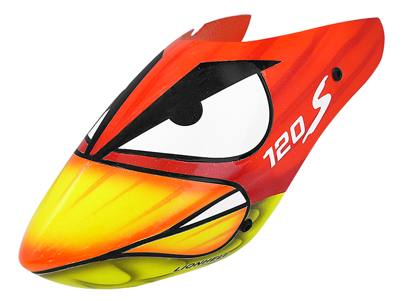 LIONHELI Fiberglass Canopy-Angry Bird - Blade 120 S