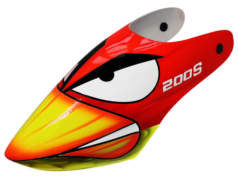 LIONHELI Fiberglass Canopy-Angry Bird - Blade 200 S