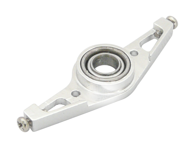 CNC Lower Main Shaft Bearing Block Set V2 (Silver) - Blade mCP X