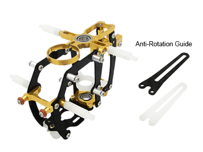 CNC AL Advanced Main Frame Set - Blade mCPXBL