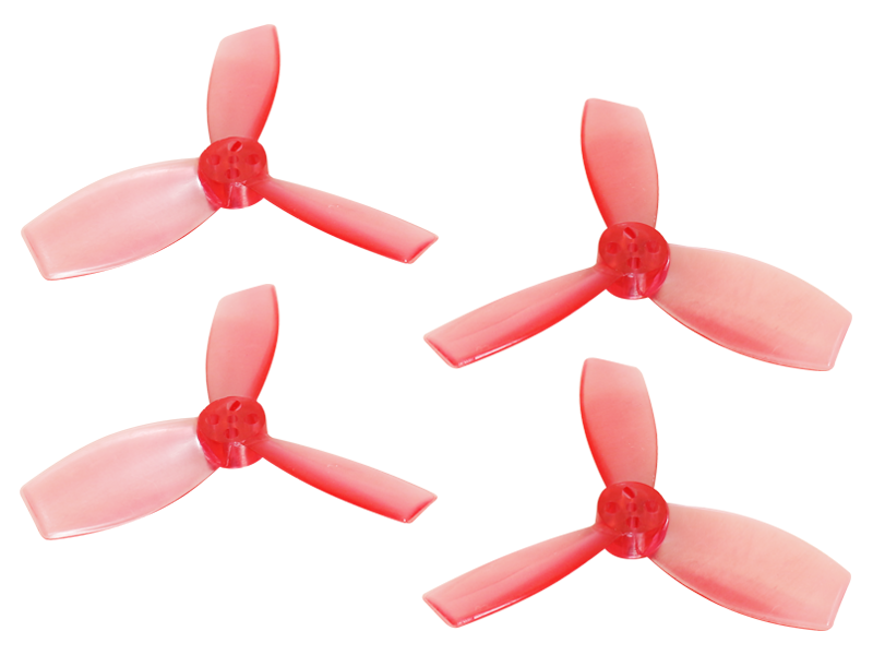 Rakonheli 2222 3 Blade Transparent Propeller (2CW+2CCW; 1.5mm Shaft) - Blade Torrent 110 FPV