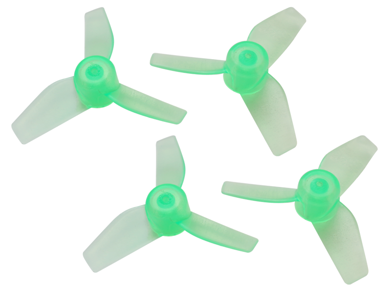 Rakonheli 31mm 3 Blade Transparent Propeller (2CW+2CCW; 1.0mm Shaft)