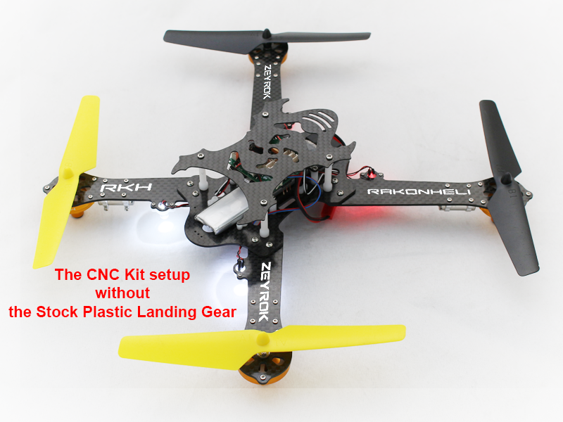 Rakonheli CNC AL and CF Upgrade Kit - Blade Zeyrok