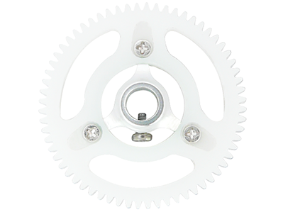 Blade mCPX BL/BL2, mSR X/S, mCP S - Rakonheli CNC Delrin 64T Main Gear w/AL Hub Set