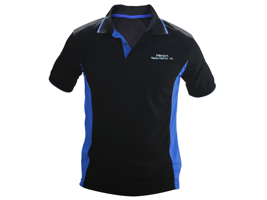 Rakonheli Men's Sport T-Shirt (Black-Blue)