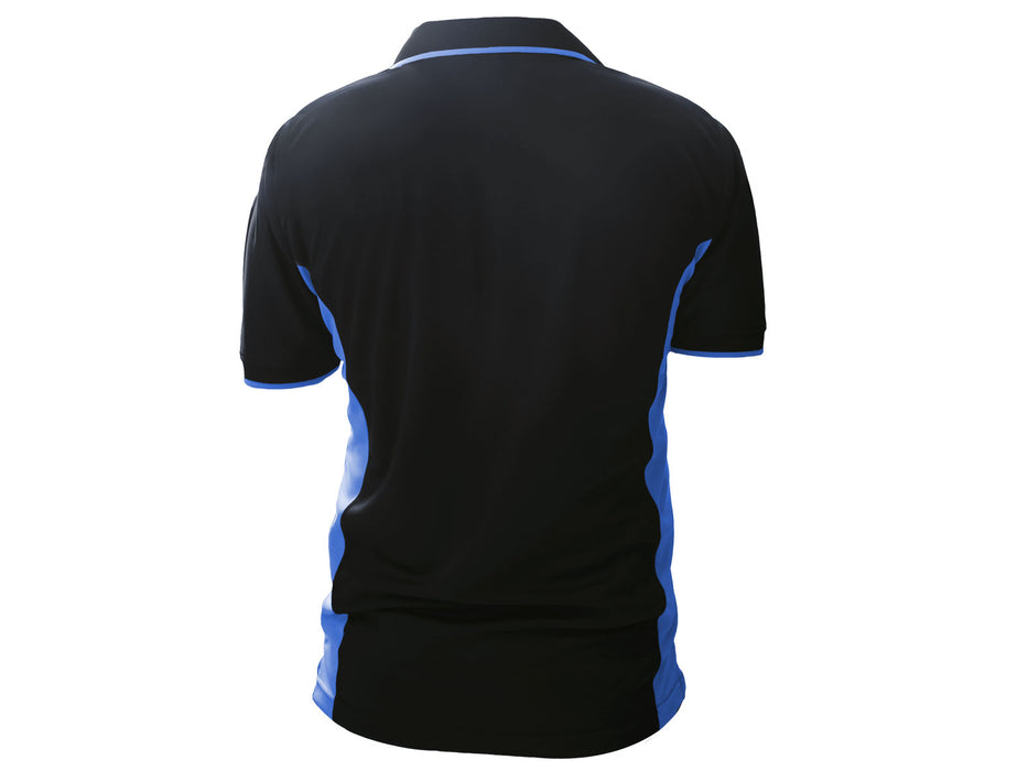 Rakonheli Men's Sport T-Shirt (Black-Blue)