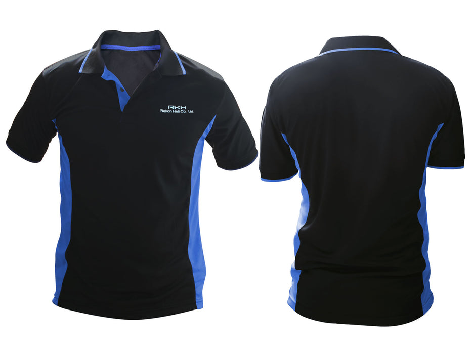 Rakonheli Men's Sport T-Shirt (Black-Blue)