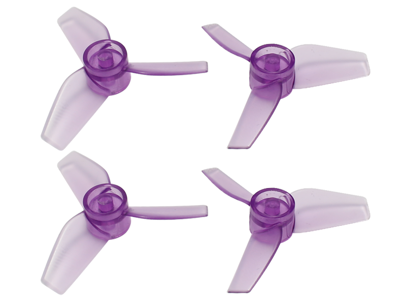 Rakonheli 40mm 3 Blade Transparent Propeller (2CW+2CCW; 1.0mm Shaft)