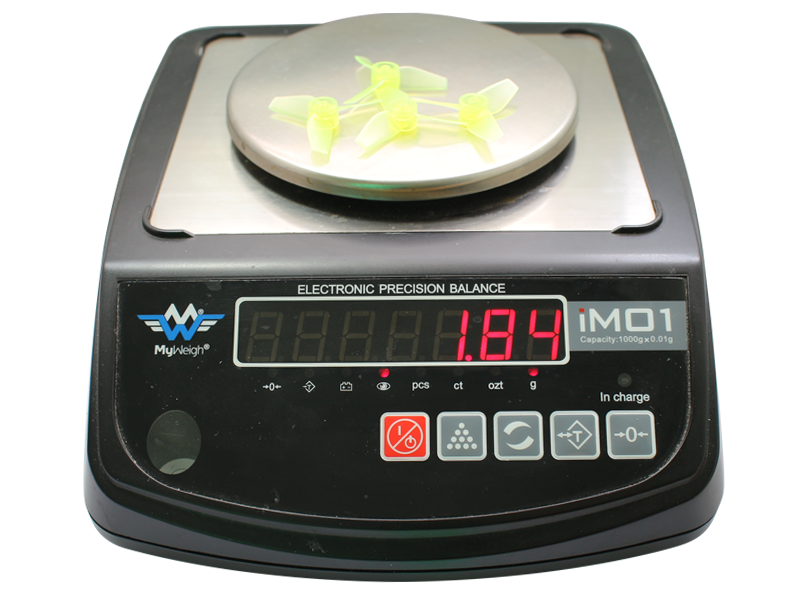 Rakonheli 40mm 3 Blade Transparent Propeller (2CW+2CCW; 1.0mm Shaft)