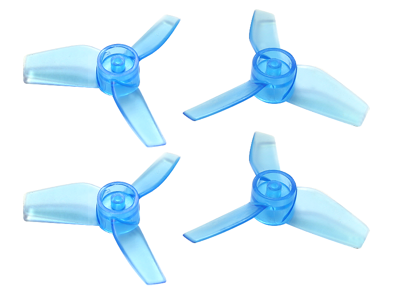 Rakonheli 40mm 3 Blade Transparent Propeller (2CW+2CCW; 1.5mm Shaft)