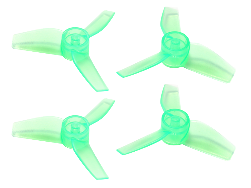 Rakonheli 40mm 3 Blade Transparent Propeller (2CW+2CCW; 1.5mm Shaft)