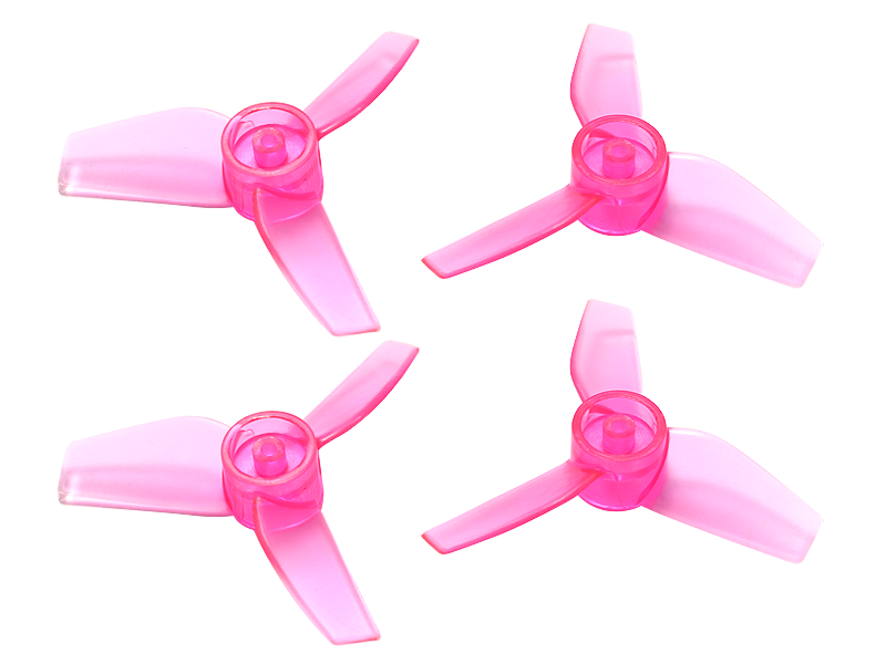 Rakonheli 40mm 3 Blade Transparent Propeller (2CW+2CCW; 1.5mm Shaft)