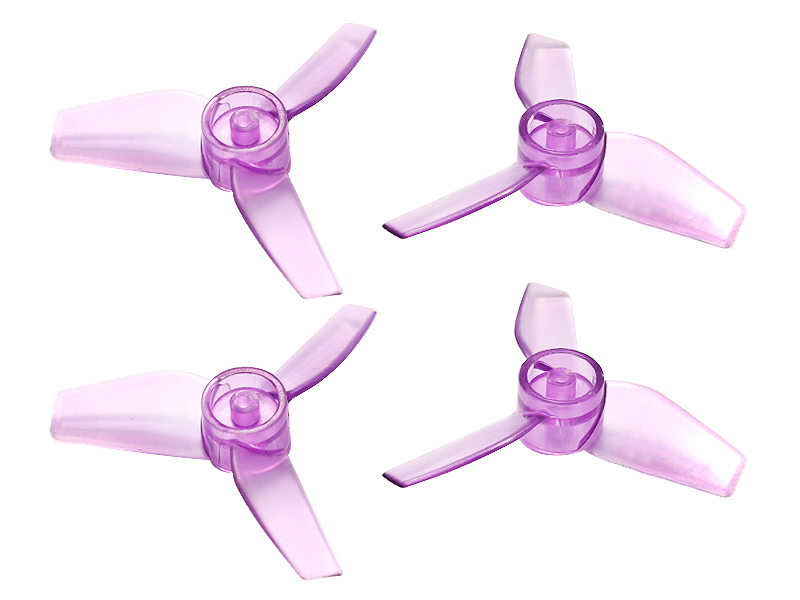 Rakonheli 40mm 3 Blade Transparent Propeller (2CW+2CCW; 1.5mm Shaft)