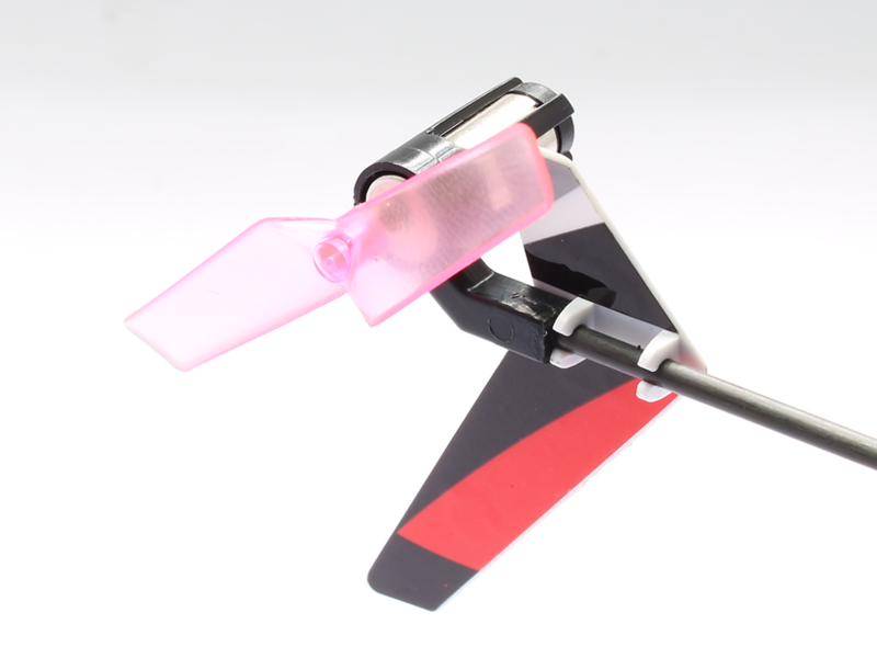 Rakonheli 42mm Transparent Plastic Tail Blade (0.8mm Shaft) - Blade Nano CPX/S, mSR S, mCP X/V2/S, Nano S2, S3