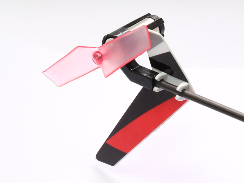 Rakonheli 42mm Transparent Plastic Tail Blade (0.8mm Shaft) - Blade Nano CPX/S, mSR S, mCP X/V2/S, Nano S2, S3