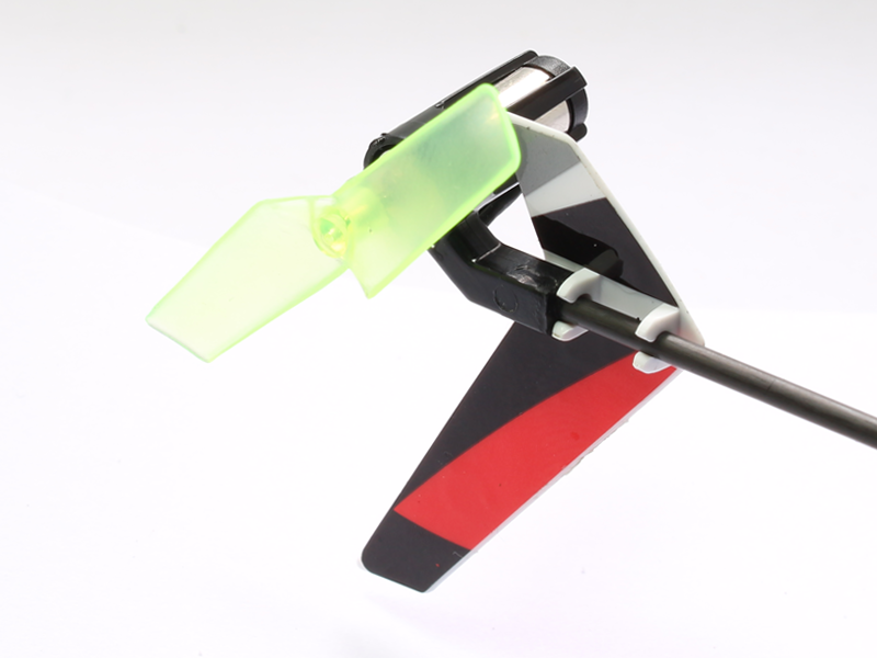 Rakonheli 42mm Transparent Plastic Tail Blade (0.8mm Shaft) - Blade Nano CPX/S, mSR S, mCP X/V2/S, Nano S2, S3