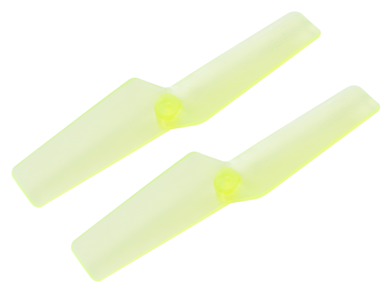 Rakonheli 42mm Transparent Plastic Tail Blade (0.8mm Shaft) - Blade Nano CPX/S, mSR S, mCP X/V2/S, Nano S2, S3