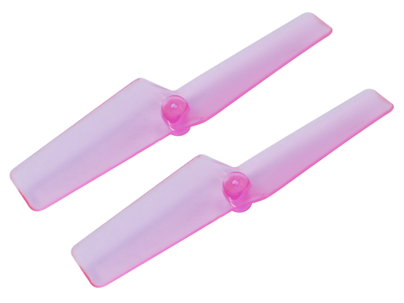 Rakonheli 42mm Transparent Plastic Tail Blade (1.4mm Shaft) - Trex 150/X DFC