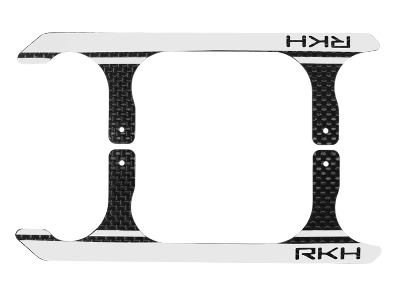 Rakonheli CNC 3K Pure Carbon Fiber Landing Skid Set - Blade 250 CFX