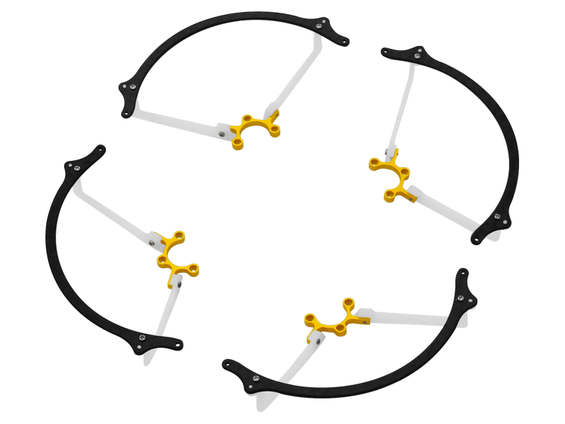 Rakonheli CNC AL and CF 60mm Propeller Guard (4)