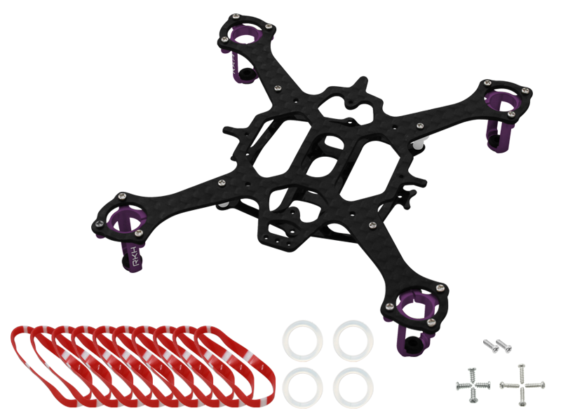 Rakonheli CNC 90mm Quadcopter Kit (6mm Motor) - RKH 90RQX