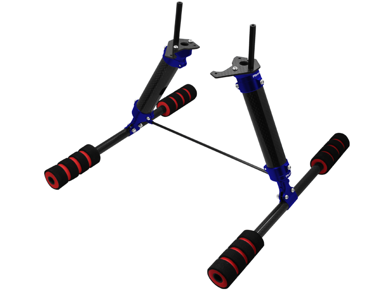 Rakonheli CNC AL Landing Gear Set 02 - Blade Chroma