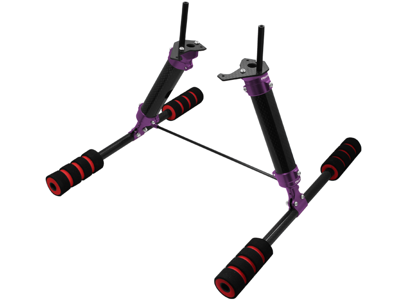 Rakonheli CNC AL Landing Gear Set 02 - Blade Chroma