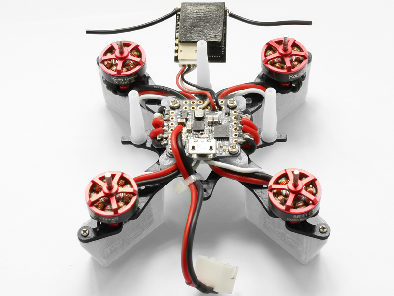 Rakonheli CNC Delrin and Carbon 66mm Ducted Quad X Kit (Brushless Motor) - RKH 66DQX